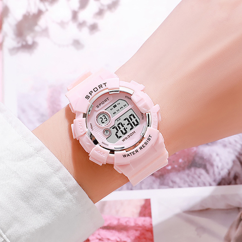 Fashion Kids Watches Luminous  - đánh giá và giá Smartwatch Digital Watches For Kid Girl
