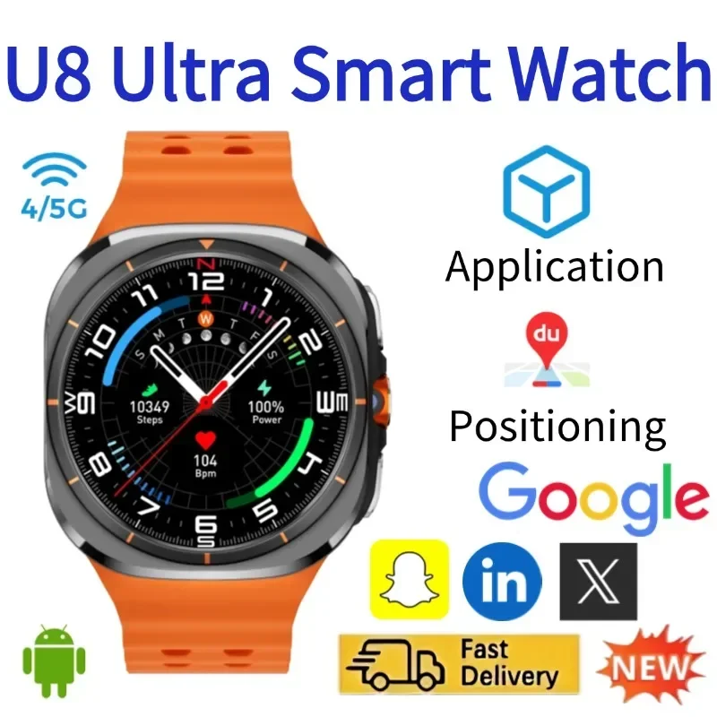 U8 Smart Watch 4G 5G Rotatable - đánh giá và giá Smartwatch Watches For Women With Gps