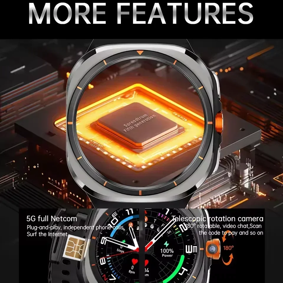 U8 Smart Watch 4G 5G Rotatable - đánh giá và giá Smartwatch Watches For Women With Gps