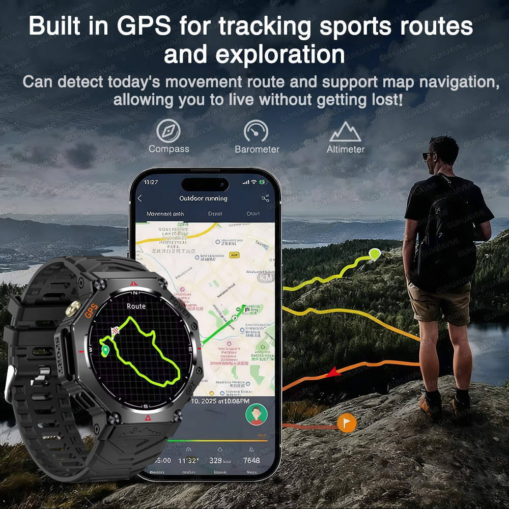 2026 New Adult Outdoor X-sport - đánh giá và giá Altimeter Compass Watch